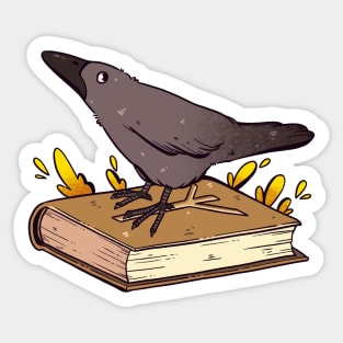 Raven scholar Sticker